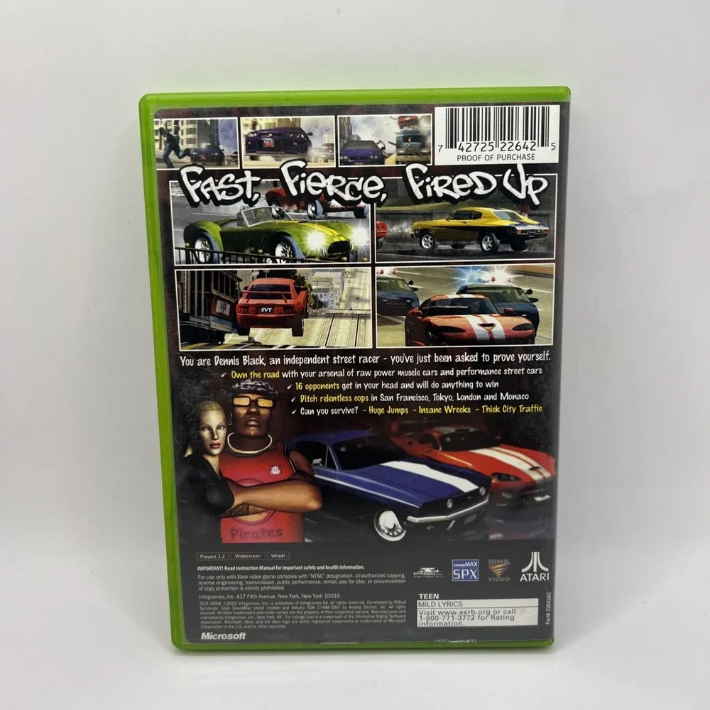 Test Drive (Original Xbox) Black Label CIB COMPLETE